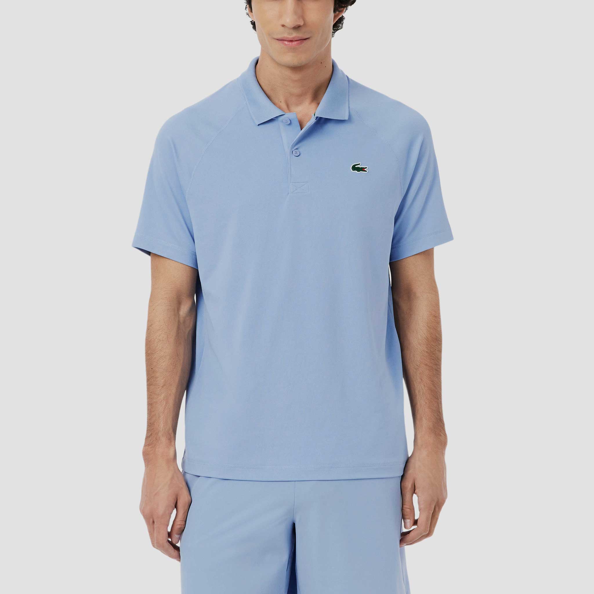 Lacoste Essentials Polo Men's Tennis Apparel Slate Blue - Lacoste