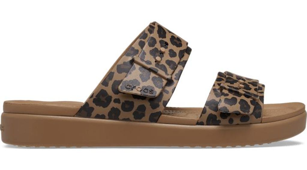 Brooklyn Animal Buckle Low Low - Black - CROCSTM Flats
