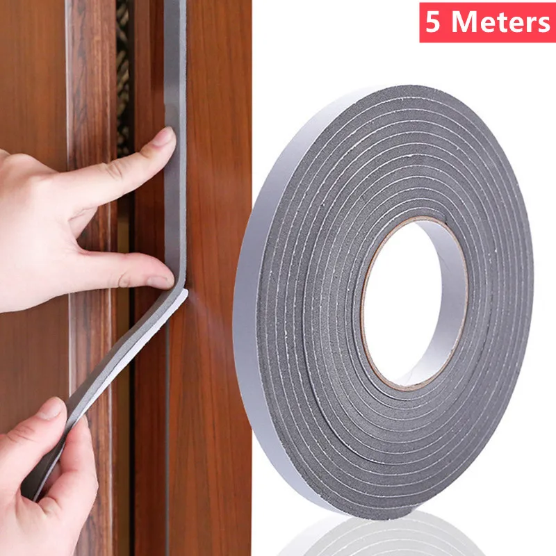 5 Meter selbst klebende Tür Fenster Dichtung sband Tür Fenster staub dicht schall dicht Dichtung streifen Schrank tür Antik ollisions streifen