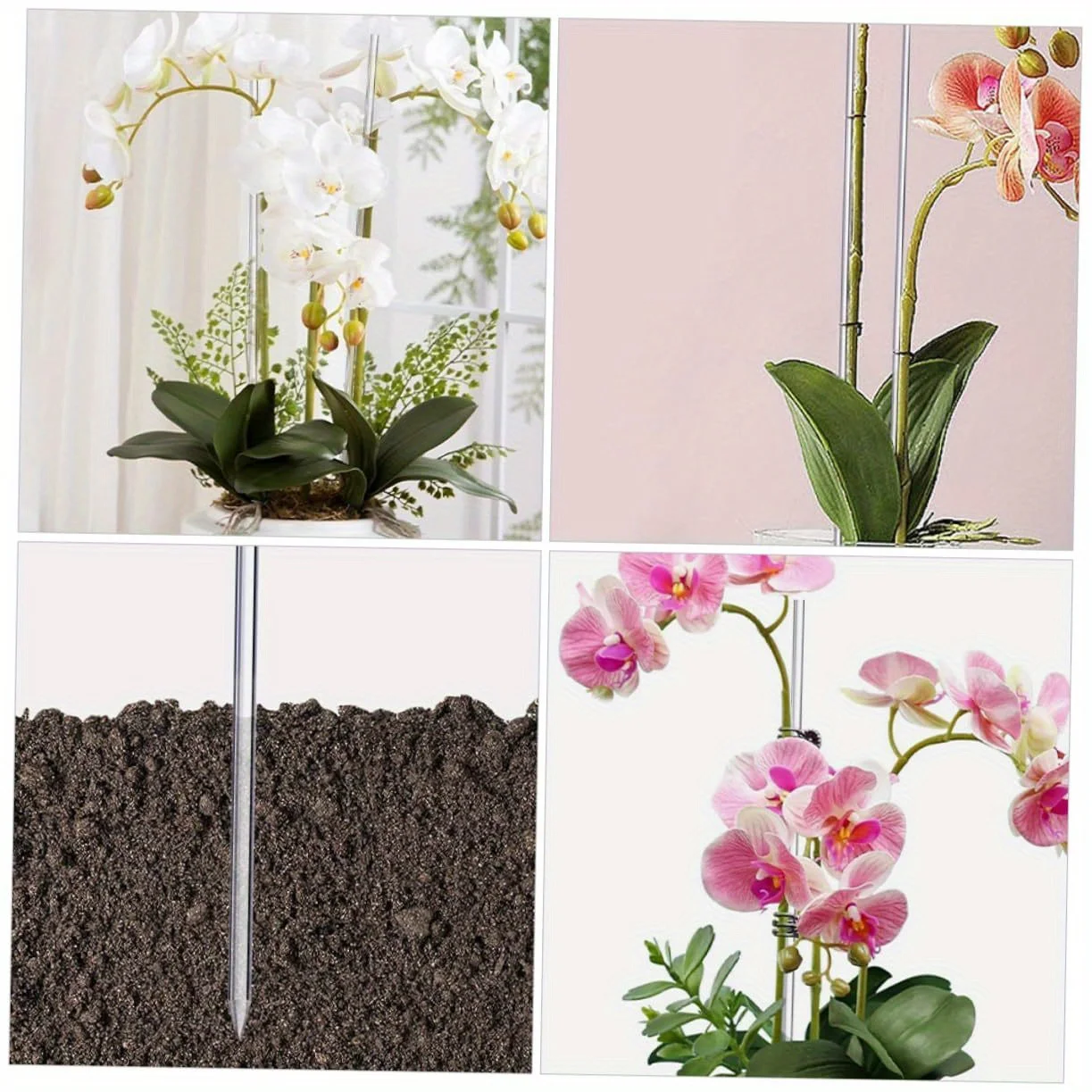 Pflanzenklettergerüst aus Acryl für den Innenbereich, transparent, langlebig, Unterstützung für Weinreben und Blumentöpfe, Pflanzenwachstums-Organizer Image