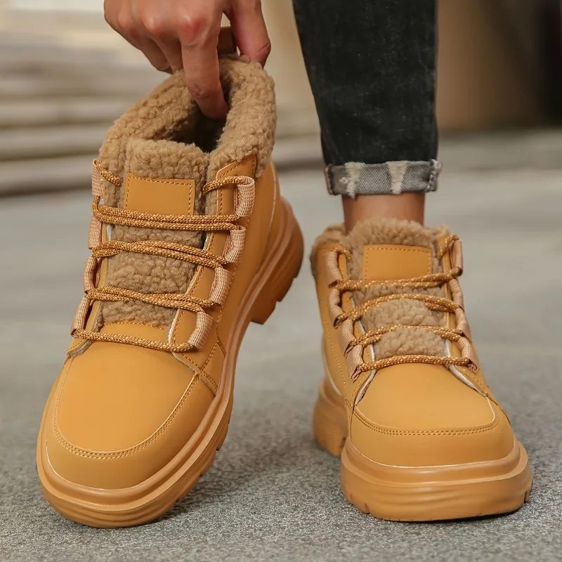 Winter männer Schnee Stiefel Frauen Schuhe Warme Bequeme Kurze Stiefel Outdoor Unisex Plattform Schuhe männer Stiefel Plüsch Baumwolle schuhe