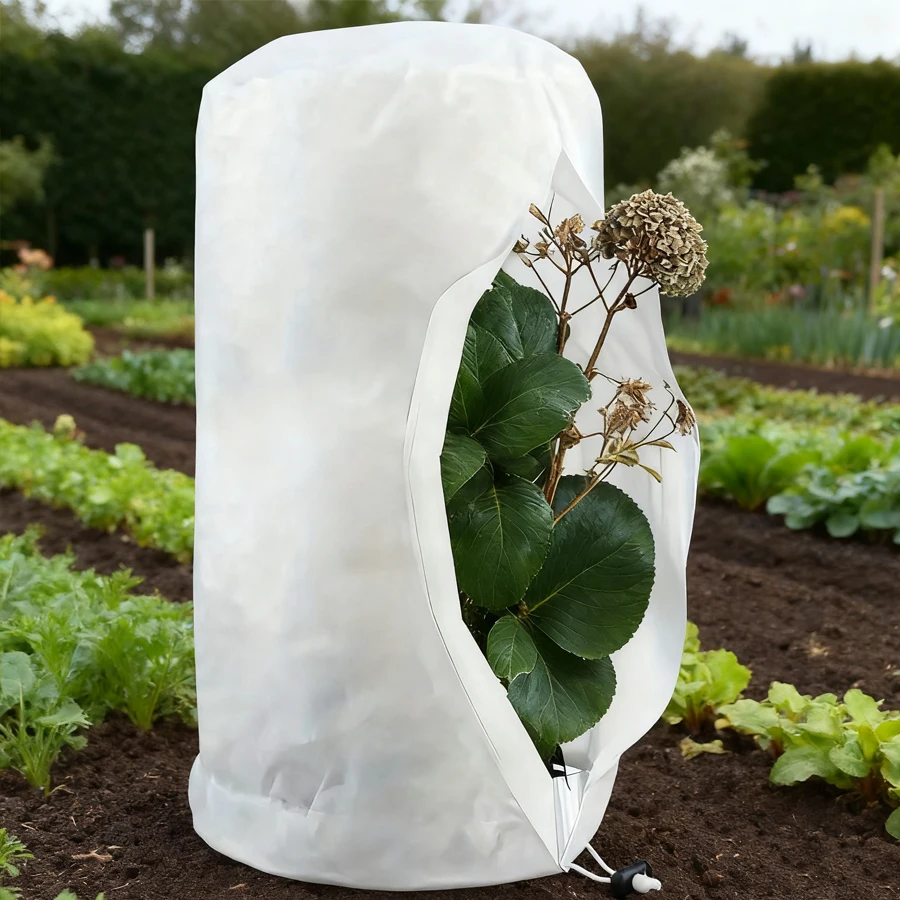 Winterende Abdeckung für Pflanzen, Abdeckmaterial, Gartenbedarf, Zubehör, Pflanzenschutz, Gemüse, Wintergewächshaus, Abdeckungen, Topf Image