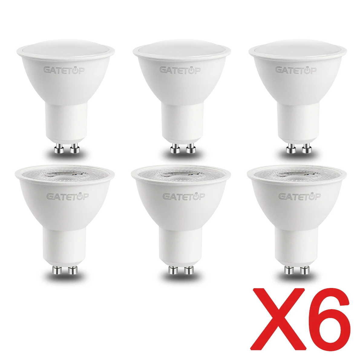 6 Teile/los Led-strahler GU10 Birne 220V 110V 3W 5W 6W 7W 8W 9W 120 38 Grad Strahl Winkel LED Licht Lampe Für Home Dekoration Lampen