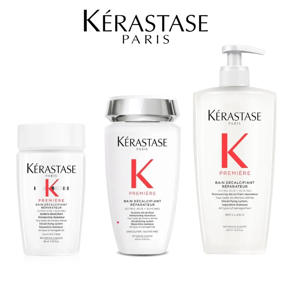 Kerastase Premiere Sulfatfreies Haarreparatur-Shampoo 80 ml/250 ml/500 ml, für alle geschädigten Haartypen, stärkt und glättet Image