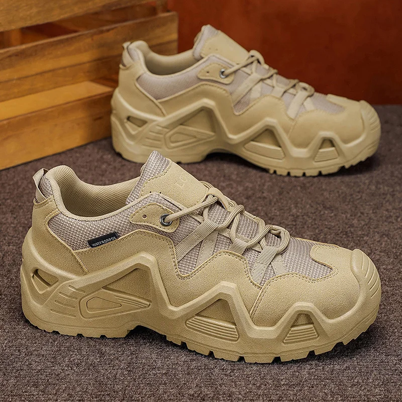 Herren Sneakers 2026 Frühling Neue Outdoor-Wanderschuhe Retro-Plattform Rutschfeste Freizeitschuhe Schnürschuhe Kletterschuhe Sportschuhe