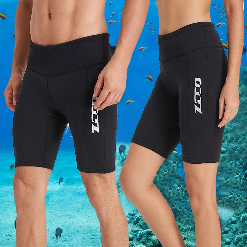 2mm Neopren Neoprenanzug Männer Frauen Schwimmen Scuba Schnorcheln Shorts Neoprenanzüge Warm Halten Wasser Aerobic Surfen Scuba Tauchen Shorts Image