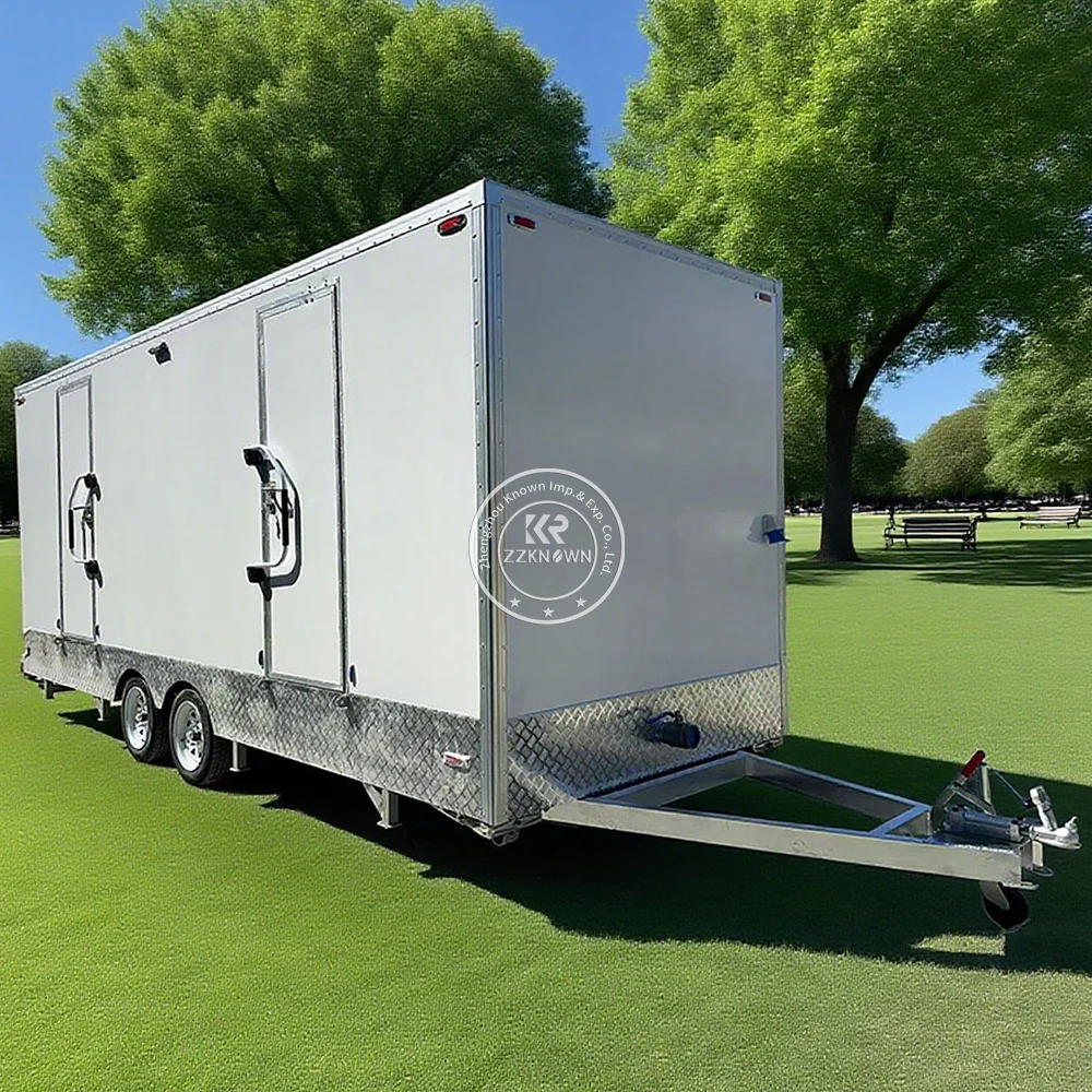 Luxuriöser mobiler Toiletten-Camping-Toiletten- und Duschanhänger, tragbarer mobiler Camping-Badezimmeranhänger zu verkaufen