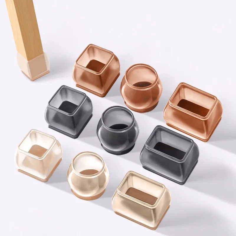 16 Stück Silikon-Stuhlbeine, rutschfeste Polster, Möbel, Stuhl, Nivellierfüße, Holzboden von Kratzern, Protektoren, Matte, Heimdekoration