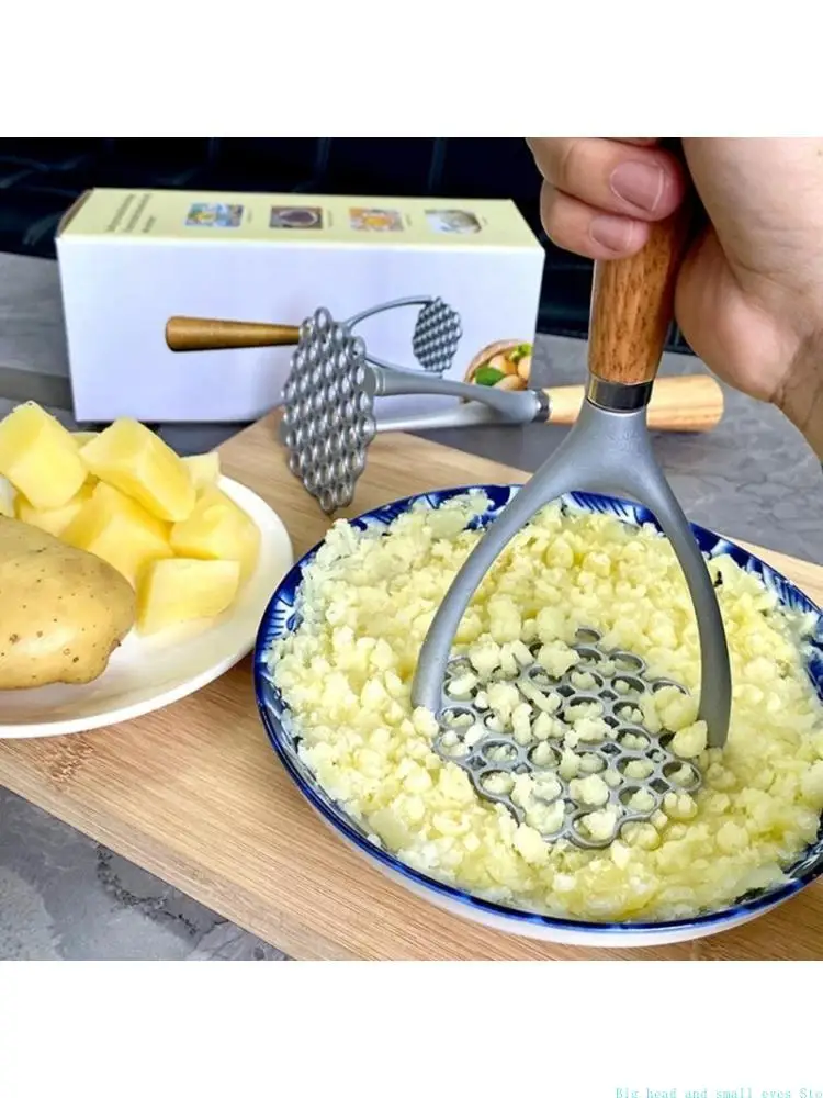 581C Kartoffelstampfer aus Aluminiumlegierung, manuelle Obst- und Gemüse-Druckschlammmaschine Image