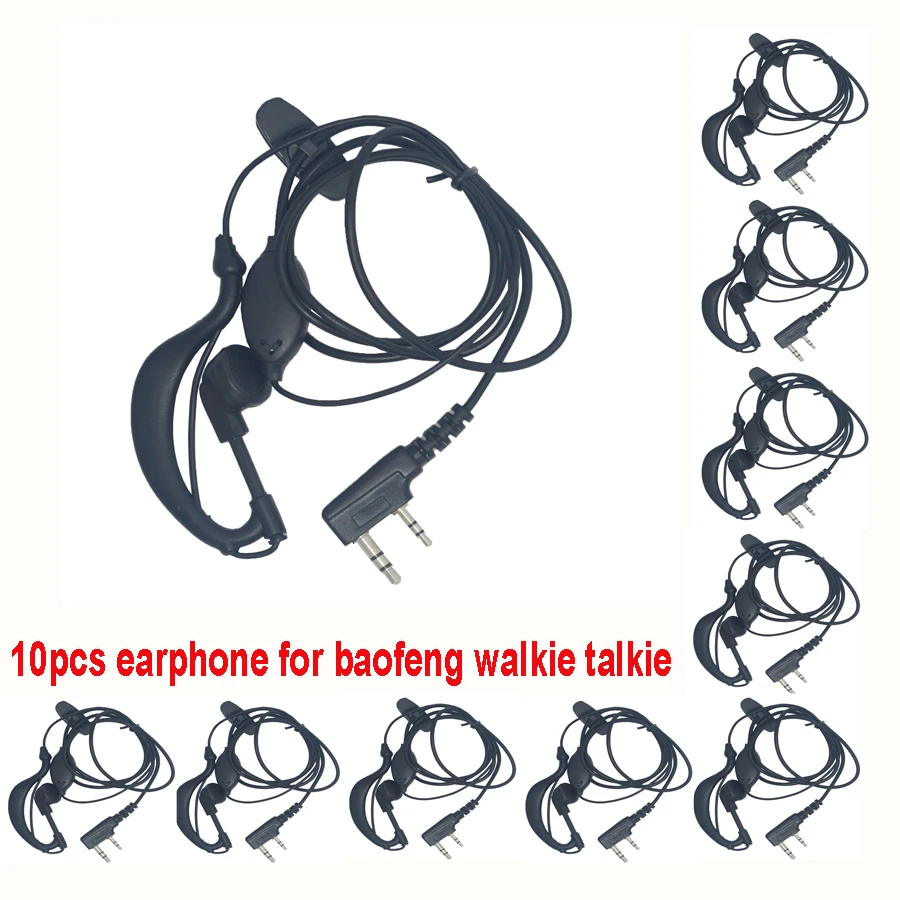 1/5/10Pcs Baofeng Original Kopfhörer für BaoFeng Walkie-talkie Headset für UV-5R UV-82 BF-888S 666S 777S UV-9R Plus Image