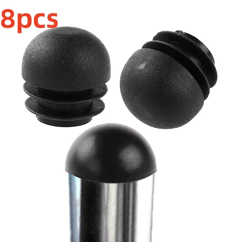 4/8 stücke Stuhl Bein Kappen Runde Stahl Rohr Stecker Tisch Füße Matte Boden Stille Schutz Pads Stuhl Tisch Füße dekorative Staub Abdeckung Image