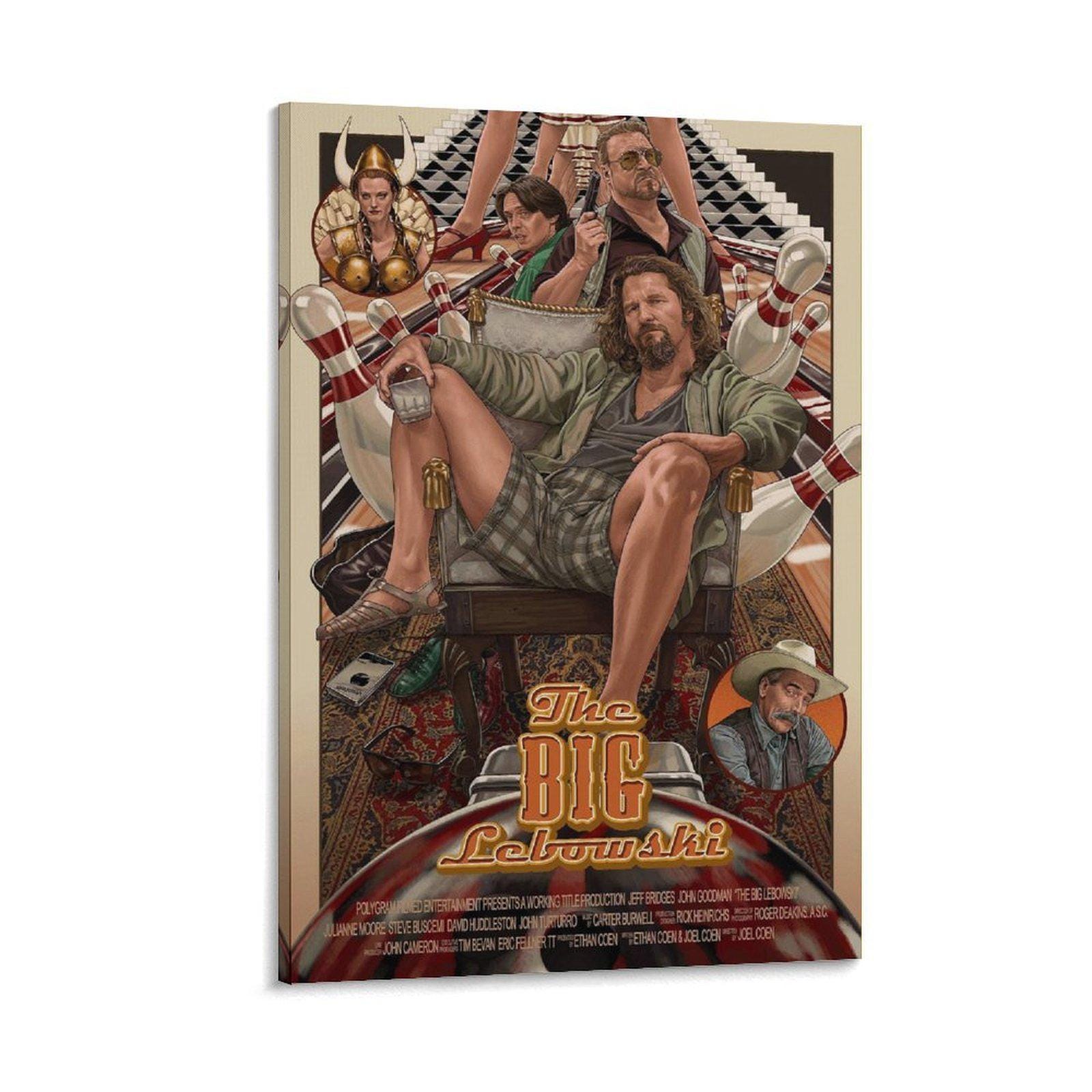 Poster del film Il grande Lebowski Il Drugo Poster Arte murale Dipinto su tela Regalo Soggiorno Stampa Decorazione camera da letto Poster Art