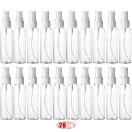 20PCS 2oz Portable Spray Bottles for Travel with Leak-Proof Cap and Refillable Multi-Purpose Liquid Dispenser