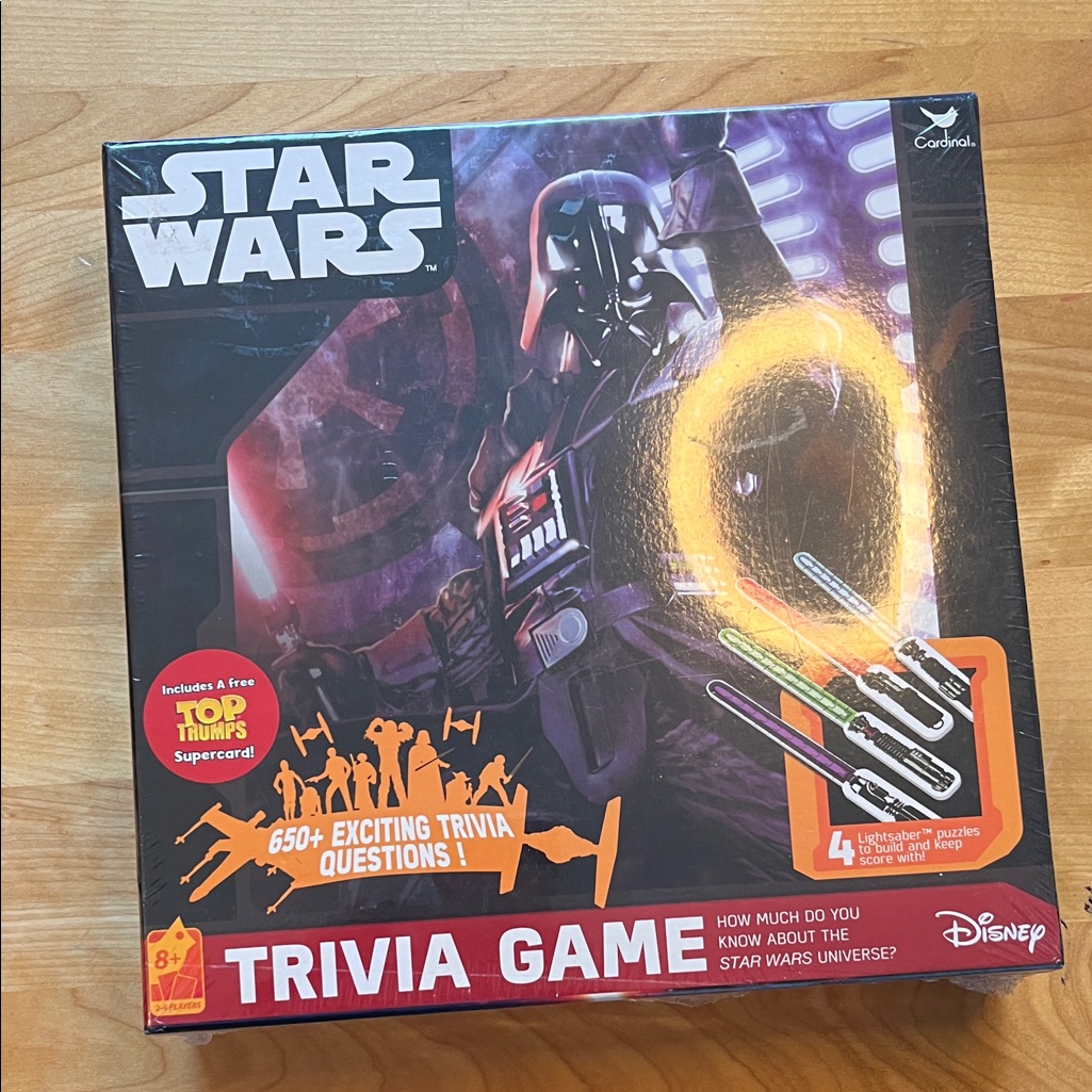 Disney Video Games & Consoles | Disney Star Wars Trivia Game - Black And Red | Color: Black | Size: Os