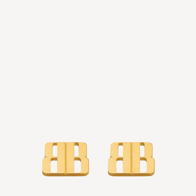 Nano Stud Earrings - Metallic - Balenciaga Earrings