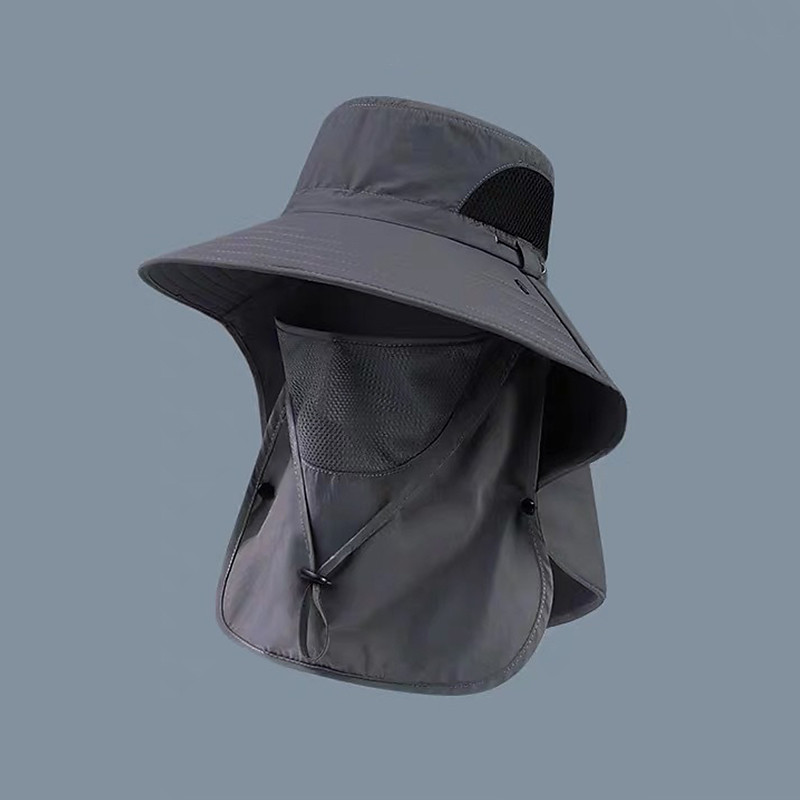 Unisex Bucket Hat Army Green Black Polyester Wide Brim Sports Outdoors Outdoor Fishing Solid Color Sun Protection Sunscreen