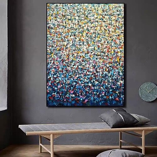 Mintura handgemalte, schlichte Ölgemälde auf Leinwand, moderne Wandkunst für die Heimdekoration, gerollt, rahmenlos, ungespannt Image