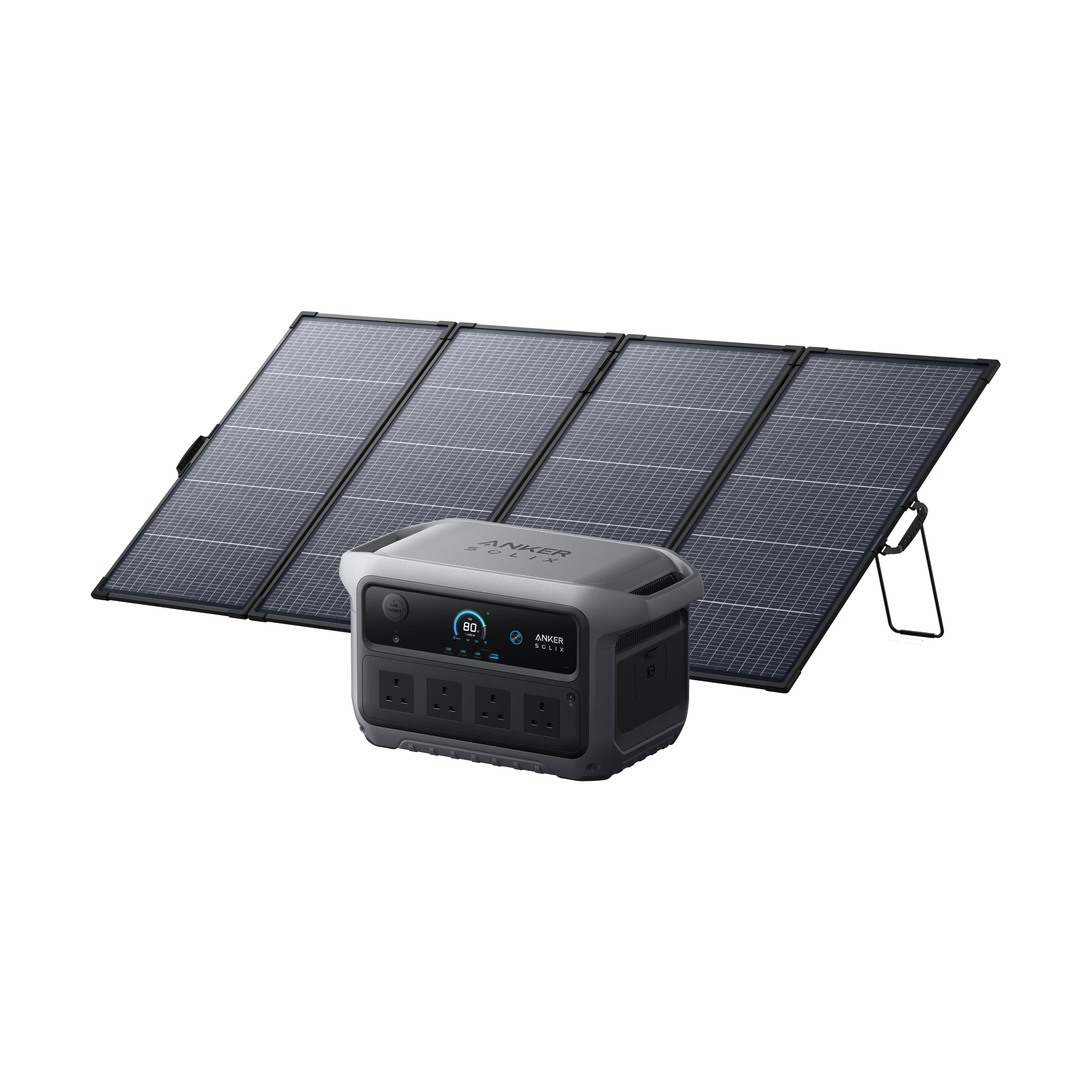 Anker SOLIX C2000 Gen 2 + 400W Bifacial Portable Solar Panel