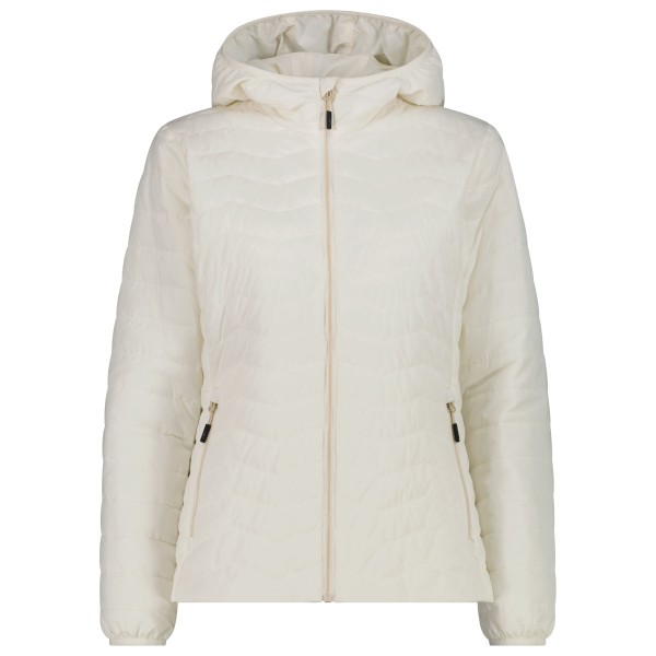 CMP - Women's Padded Jacket Fix Hood - Kunstfaserjacke Gr 36 beige/grau