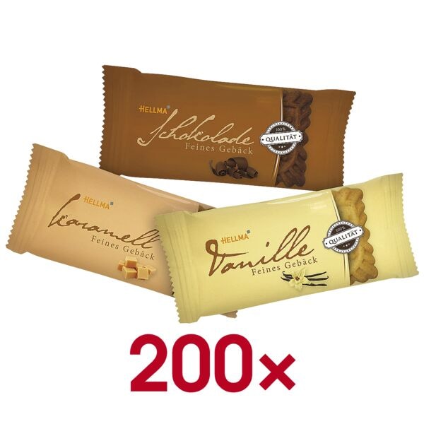 Hellma Kekse »Feines Gebäck 3er-Mix« 200 Portionen Image