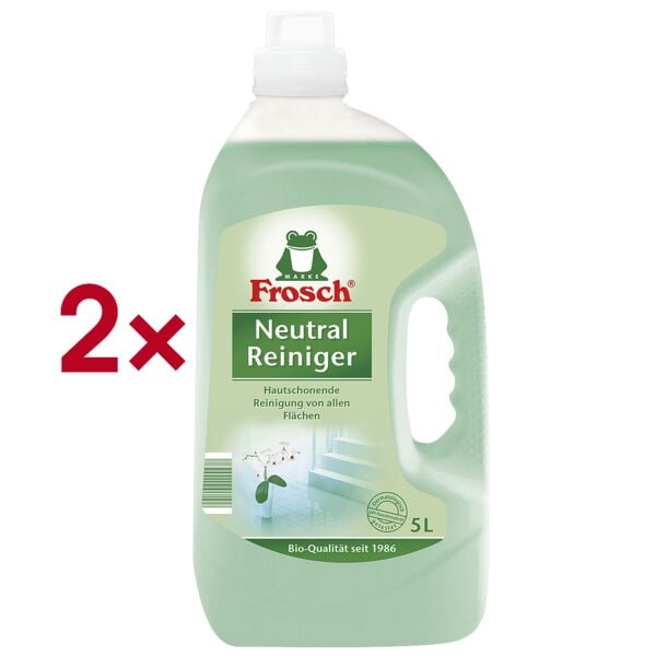 Frosch 2x Neutral Reiniger 5 Liter grün
