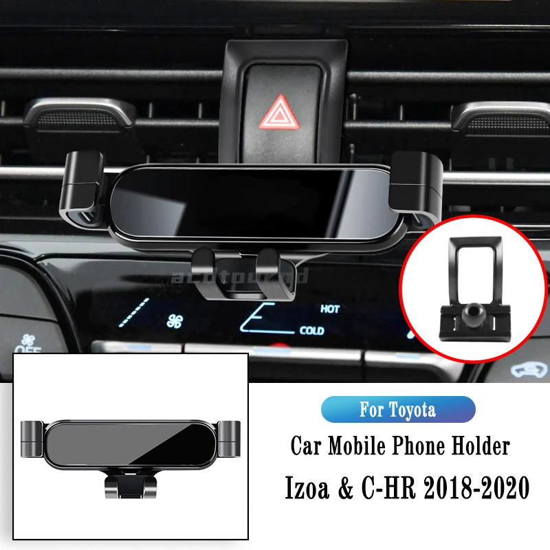 Auto Telefon Halter für Toyota CHR 2018-2022 Schwerkraft Navigation Halterung GPS Stand Air Outlet Clip Drehbare Unterstützung montieren Zubehör Image