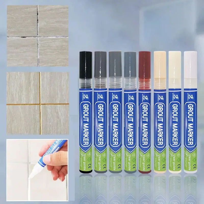 Fliesen mörtel Stift wasserdicht Marker Wandnaht Farb stift für Fliesen Boden Badezimmer Dekontamination Naht Reparatur Reiniger Mittel Farbe