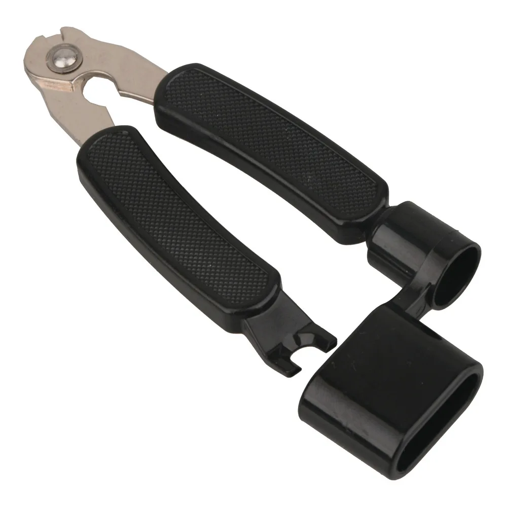 3-in-1-Gitarrensaiten-Wechsgerät – Wickler/Cutter/Pin-Abzieher für Bass, Akustikgitarre, Zubehör zum schnellen Saitenwechsel Image