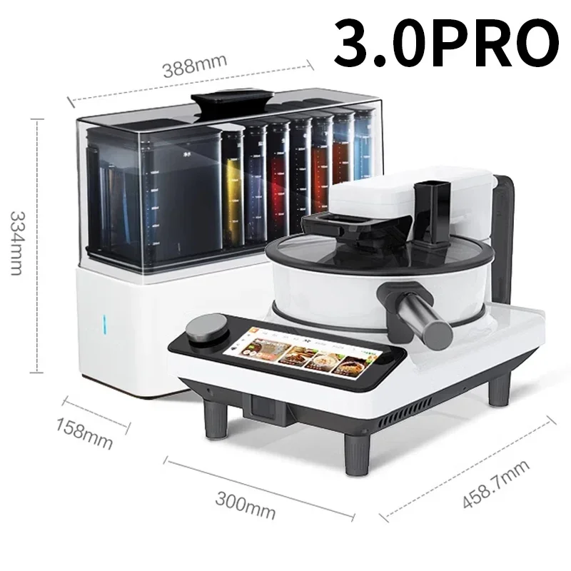 Intelligente Küchenmaschine 3.0PRO Haushaltsautomatische Kochmaschine Kochroboter 2000W Multifunktions-Kochmaschine Image