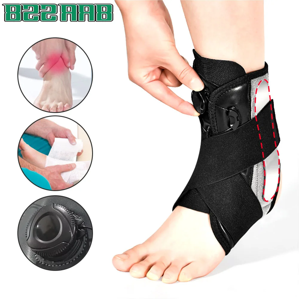 1 Stück Knöchelbandage für Damen und Herren – Aluminiumplatte für Plantarfasziitis/Verstauchung, Sportunterstützung und Nachtschiene Image