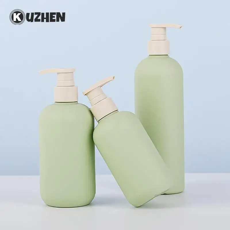 Nachfüllbare Flaschen Flip Cover/Pump Lotion 200/250/300/400 ml Shampoo Dusch gel Schaums eifen spender Flaschen Image