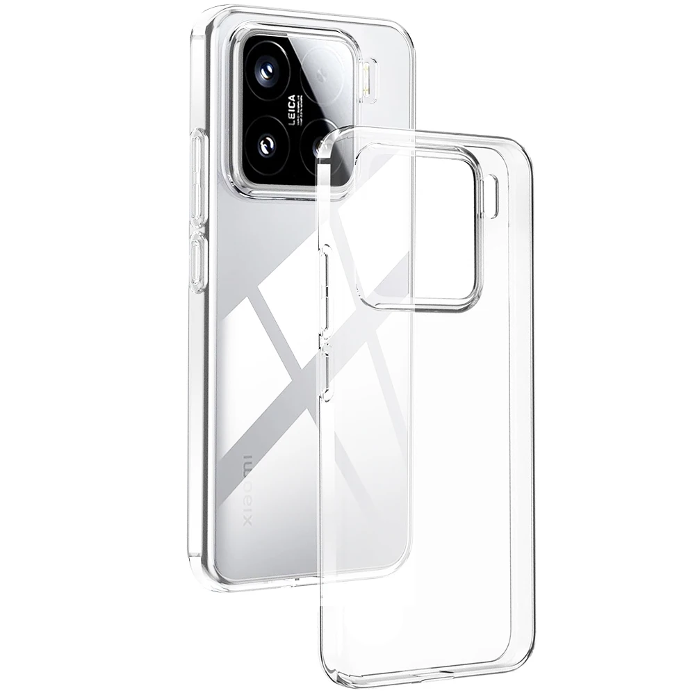 Ultradünne Silikonhülle für Xiaomi Mi 15 Ultra 14 14T 13 13T Pro Klare weiche Telefonrückseite stoßfeste transparente Fundas Image
