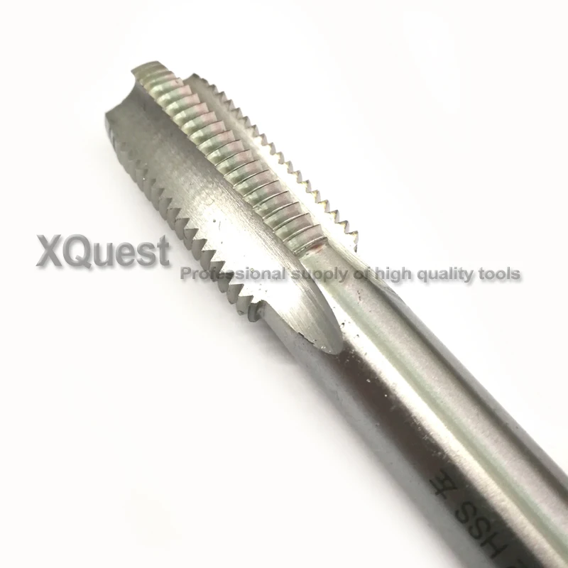 XQuest HSS Linksgewindebohrer M3 M4 M5 M6 M8 M10 M12 M14 M16 M18 M20 LH Metrische Feingewinde-Windebohrer mit gerader Nut M8X1 M10X1,25 M20X1,5 Image