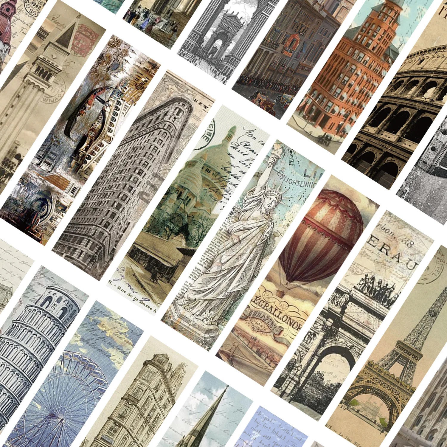 1 Packung/30 stücke Welt Klassische Malerei Lesezeichen Papier Retro Ölgemälde Dekoration Lesen Buch Seite Markierungen Karte Lesezeichen Image