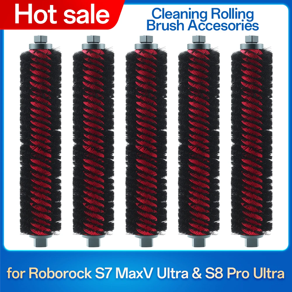 Reinigung Rollbürste für Roborock S8 Maxv Ultra S8+ S8 Pro Ultra S7 Maxv Ultra Rollenbürste Zubehör Hochgeschwindigkeitsbürste Teile Image