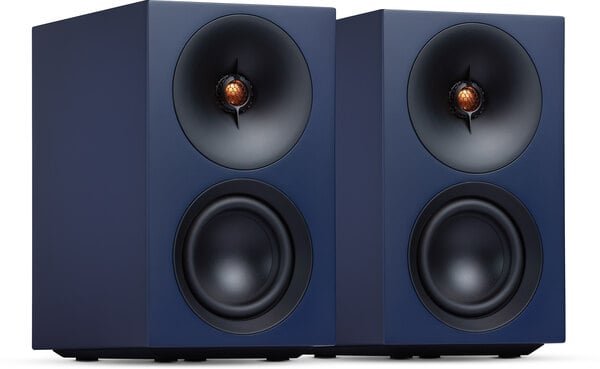 Cambridge Audio L/R S powered speakers (blue)