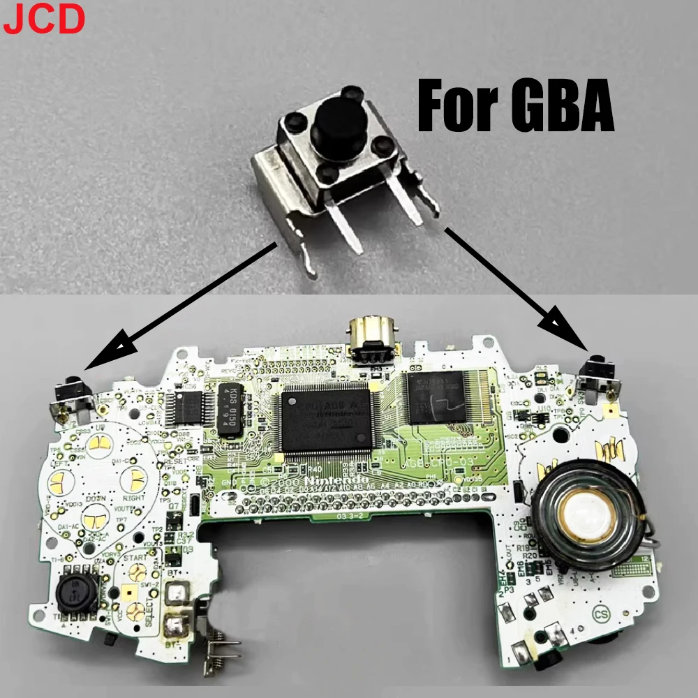 JCD 1 stücke Für GBA Gameboy Advance SP Links Rechts Schulter Trigger-Taste Schalter Für GBA SP L R Schlüssel mikroschalter Image