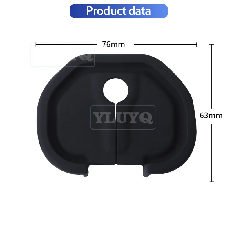 Für Fiat 500 L X 500C Abarth 595 Panda Fiorino Punto Bravo Autotür Dämpfung Kissen Silikon Türschloss Schnalle Zubehör Image