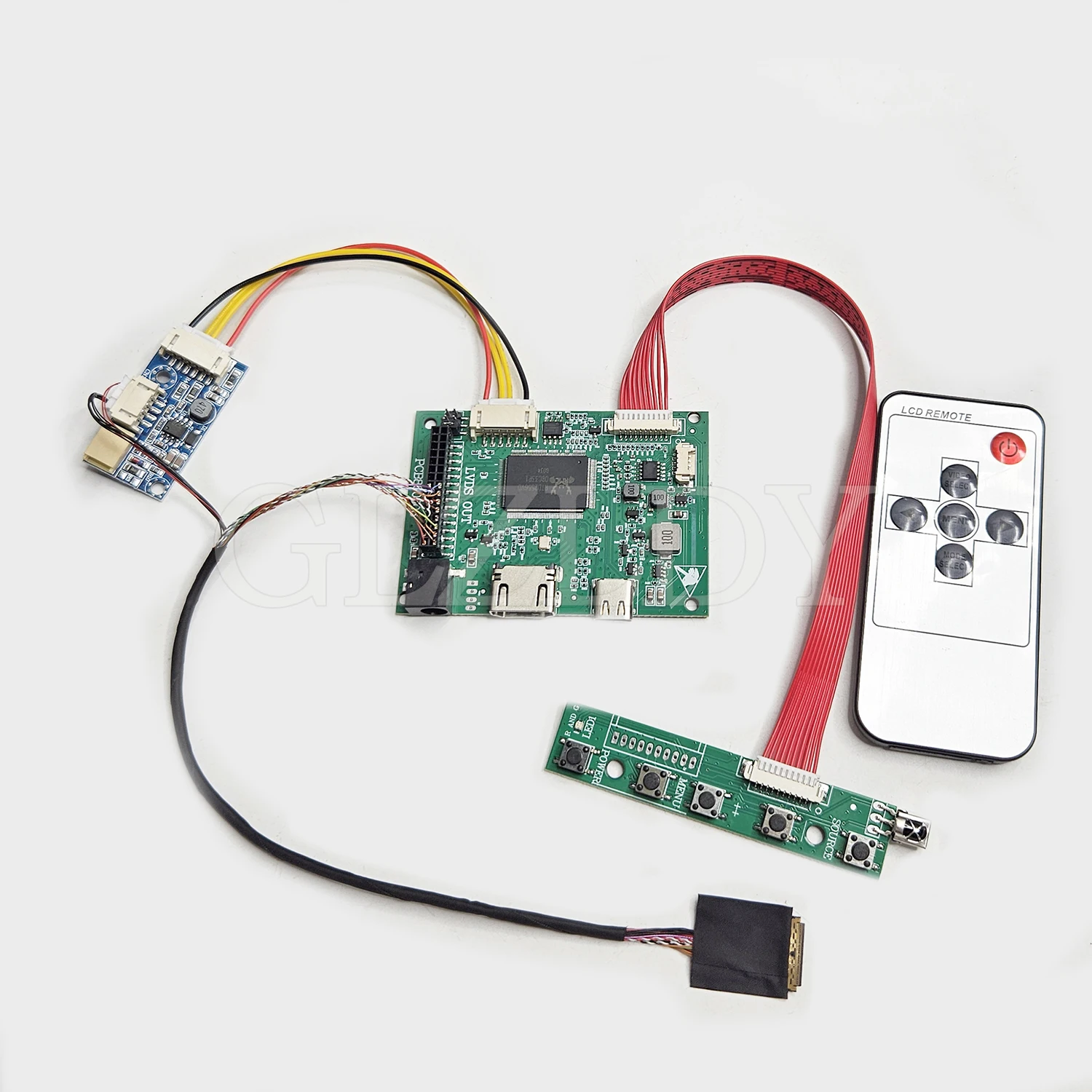 Für LP097X02 Bildschirm Fahrer Bord IPAD1 IPAD2 LCD Steuerung Motherboard LTN097X02 9,7 zoll IPS LCD Bildschirm DIY Display HDMI typ-C IN Image