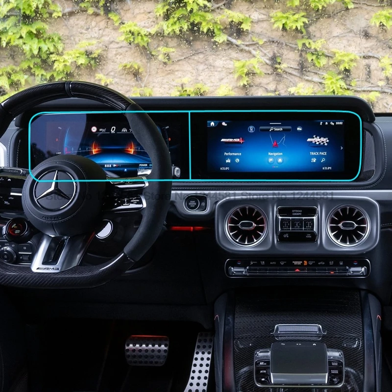 Displayschutzfolie aus gehärtetem Glas für Mercedes-Benz G63 AMG 2025, Auto-GPS-Navigationsfolie, LCD-Bildschirm, kratzfeste Folie Image