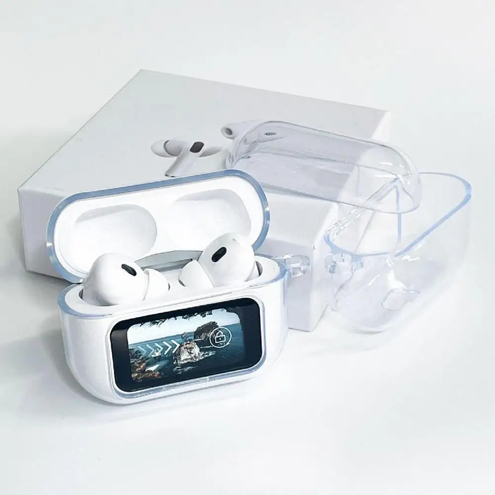 Für A9 Pro Headset Fall Kopfhörer Fall Für Airpods Schutzhülle Anti-Fall Stoßfest Staubdicht Transparent Silikon Fall Image