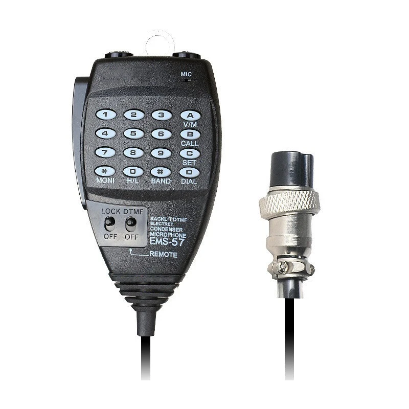 EMS-57/EMS-53 Lautsprecher Mikrofon DTMF 8Pin MIC Für Alinco DR-620 DR-135 DR-635 DR-430 DR-435 DR-235 Auto Radio Station Image