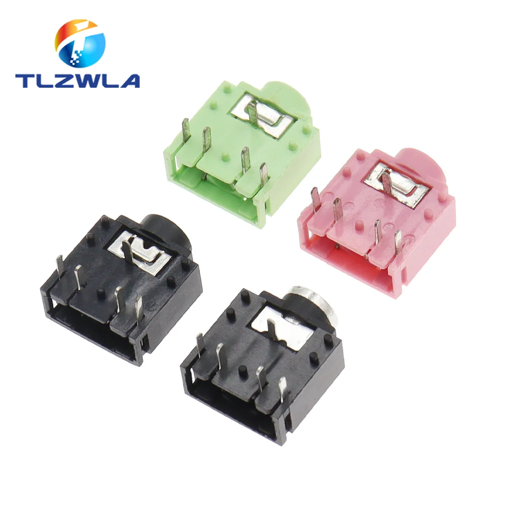 10PCS PJ-307 PJ307 3,5mm Stereo Jack Buchse Audio Jack Stecker PCB 3F07 Image