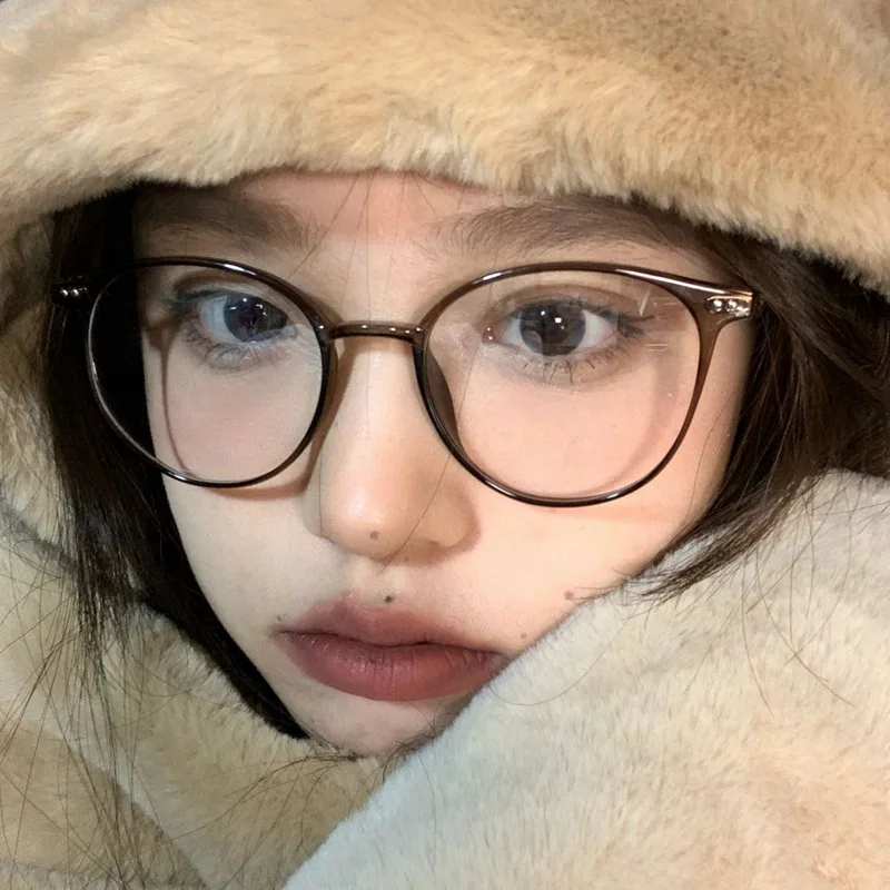 2021 Neue runde Unisex-Polygonbrille für Männer und Frauen, Metallrahmenbrille, schlichte Brille, kurzsichtige Brillen, Brillen -1,0 -2,5 -2 Image