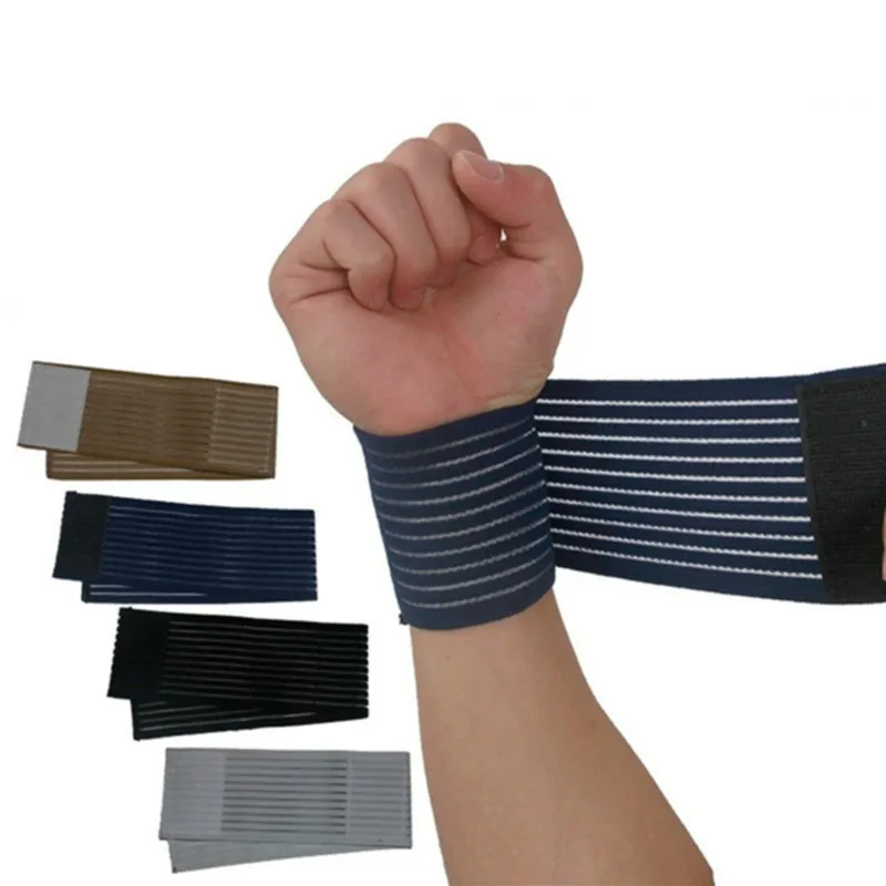 1/2 Pcs Sport Fitness Armschienen Elastische Bandage Hand Handgelenk Strap Wrap Sport Armband Einstellbare Stretchy Handgelenk Schutz Image