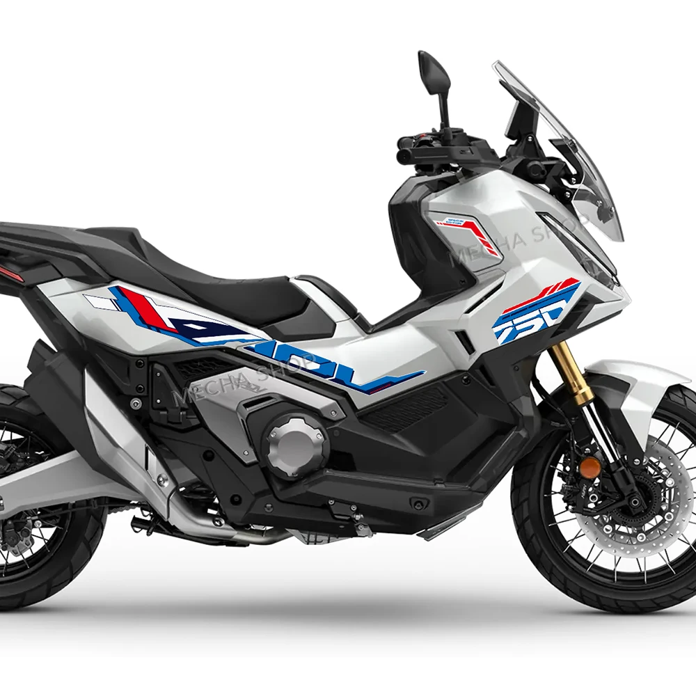 Für XADV 750 X ADV 750 X ADV 750 2025 Motorrad Verkleidung Aufkleber Aufkleber Kit Schutz Glänzend Silber Aufkleber Image