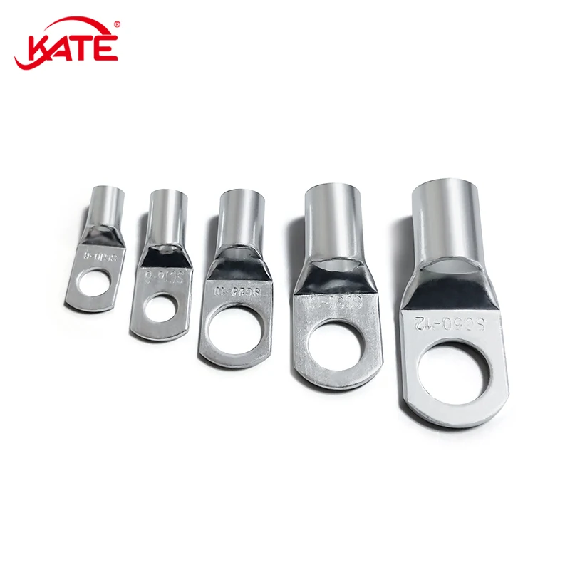 5/10PCS SC50 SC70 SC Typ Lug Terminal 50-70 mm² Kabel Lugs Draht Anschluss Verzinnt Elektrische solder Lug 6-2/0 AWG Image