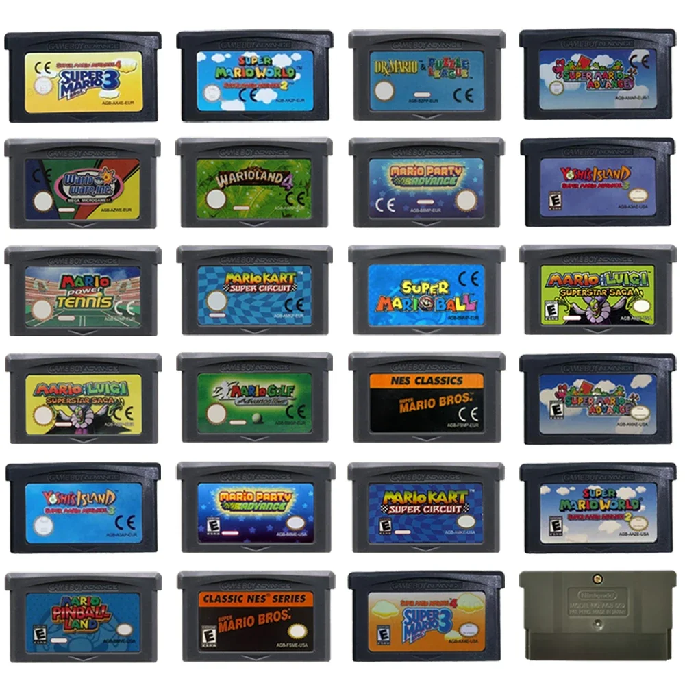 Cartouche de jeu GBA, cartes de console de jeu vidéo 32 bits, Advance Kart pour GBA/SP/DS