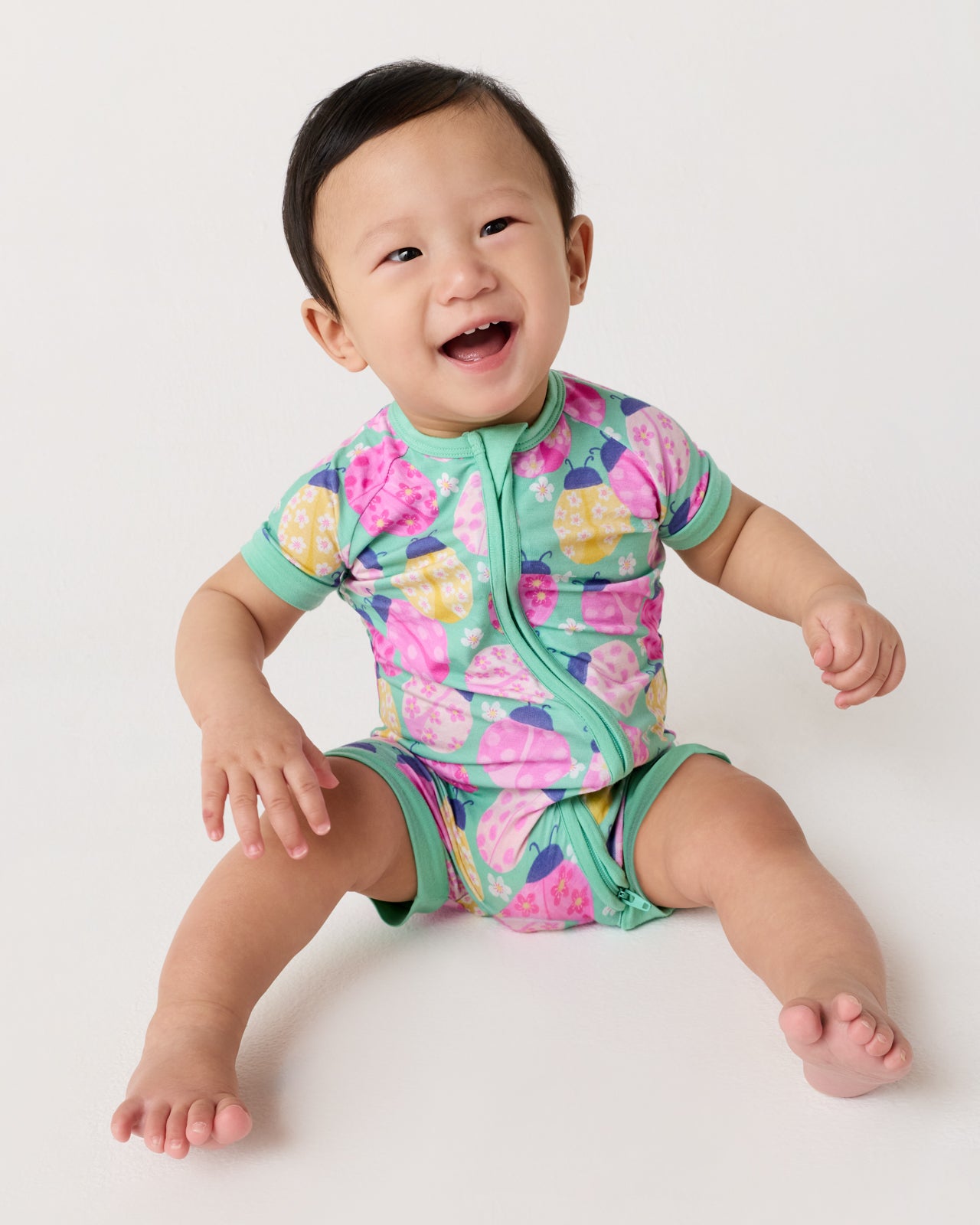 Ladybug Meadow Shorty Zippy - 2T