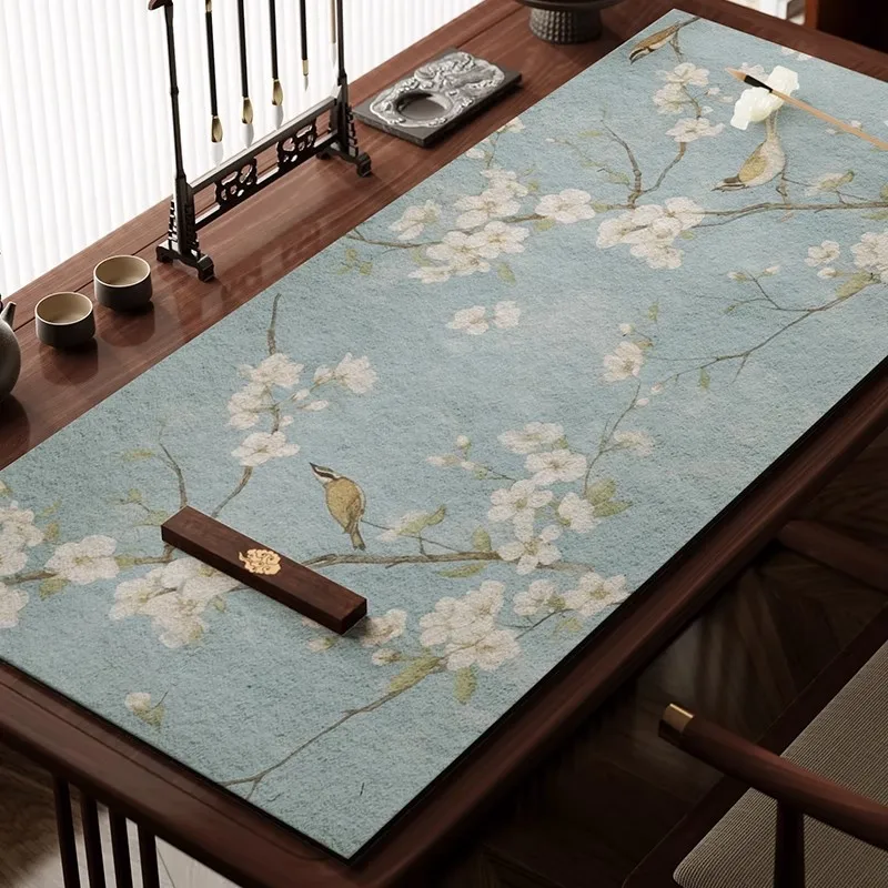 Kalligraphie-Schreibtischunterlage aus Wollfilz für chinesische Pinselübungen, anfängerfreundlicher Tintenschutz | Arbeitstischabdeckung zum Schreiben Image